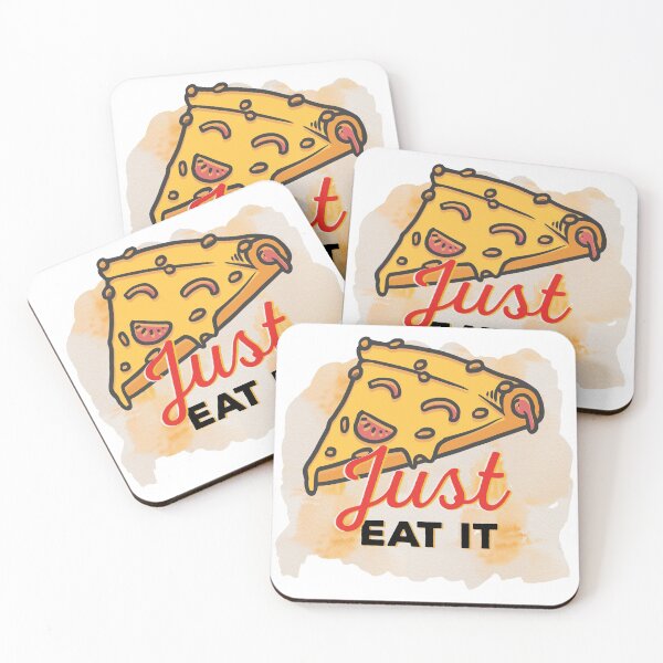 Item preview, just eat it pizza design designed and sold by Tijn-W-B.