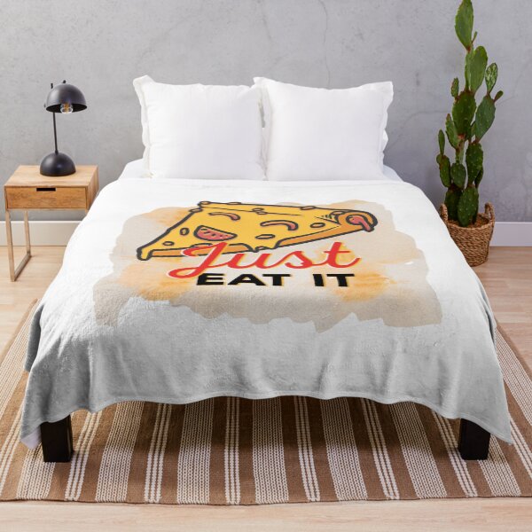 Item preview, just eat it pizza design designed and sold by Tijn-W-B.