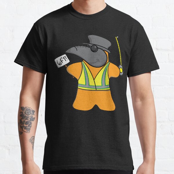 Plague Mask Peccy 6 Ft Classic T-Shirt