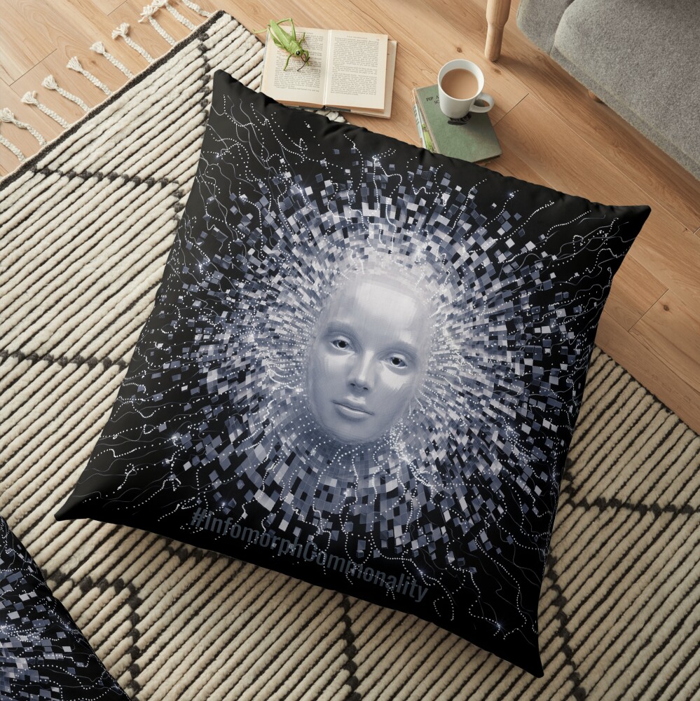 #InfomorphCommonality Floor Pillow
