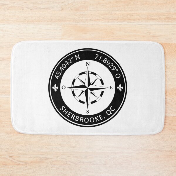 Item preview, Sherbrooke, Quebec Geographical Coordinates designed and sold by TeeOhGraphics.