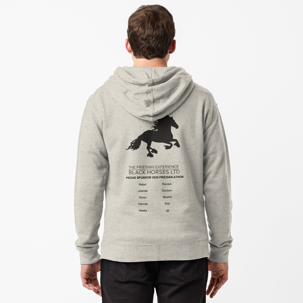 Item preview, Zipped Hoodie designed and sold by Blackhorsesltd.