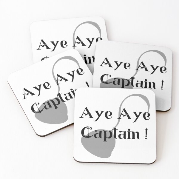 Item preview, Aye Aye, Captain! designed and sold by KillianIsMyHome.