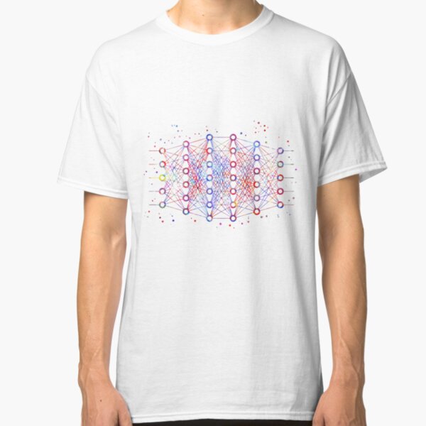 Deep neural network, neural network, watercolor deep neural network Classic T-Shirt
