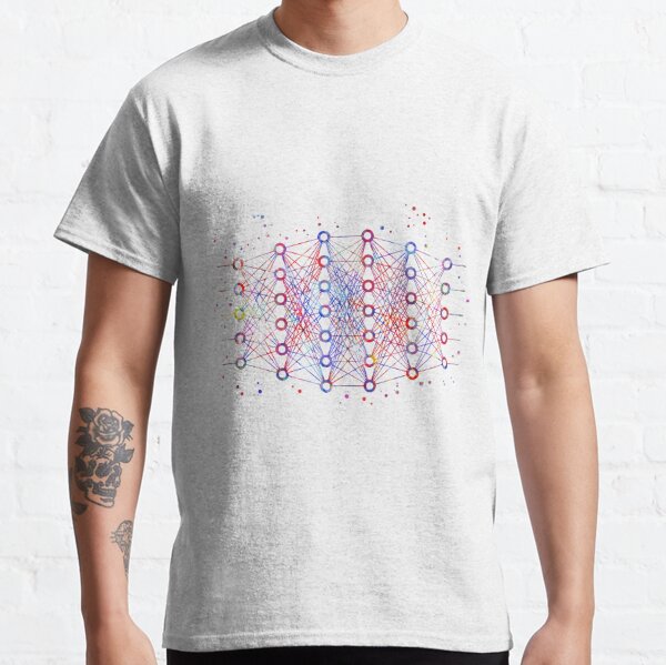 Deep neural network, neural network, watercolor deep neural network Classic T-Shirt