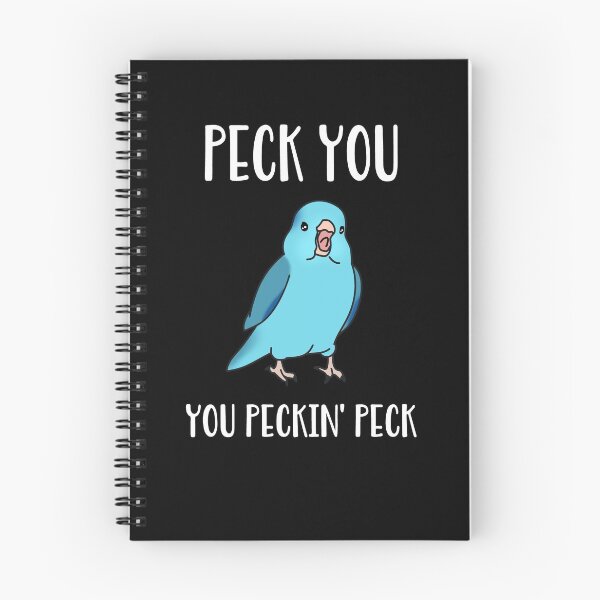 Item preview, Peck you, you peckin peck - blue parrotlet designed and sold by FandomizedRose.