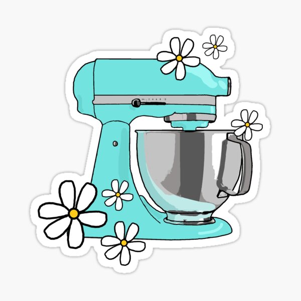 VINYL STICKER For For KitchenAid Mixer Decoration Live Laugh Love Bake  Decals Cupcake Hearts Love Stickers Kitchen Home Decor