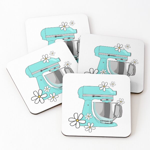 Item preview, Kitchen mixer with flowers designed and sold by MarthaLouise.
