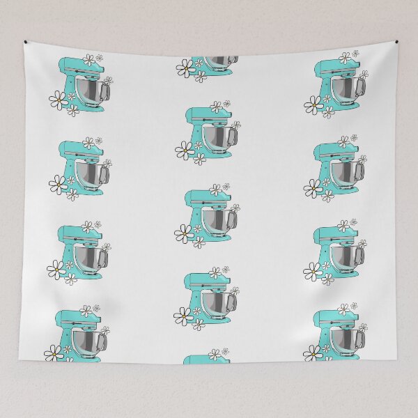 Item preview, Kitchen mixer with flowers designed and sold by MarthaLouise.