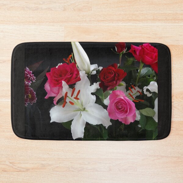Item preview, Bouquet of roses and lilies designed and sold by cuisinecat2.