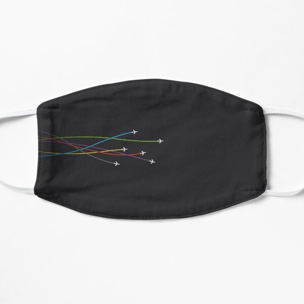 Colorful Jetstream Airplanes Mask