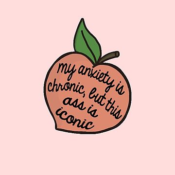 Artwork thumbnail, anxiety peach by Multimedia By Holly