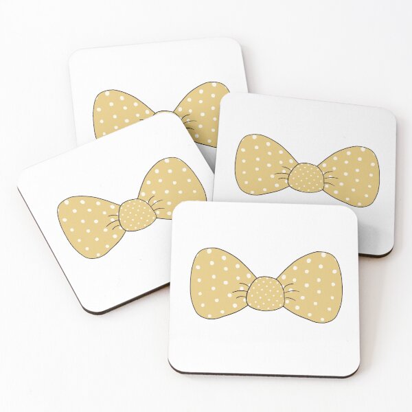 Item preview, Yellow Polka Dot Bow designed and sold by chipkazoo.