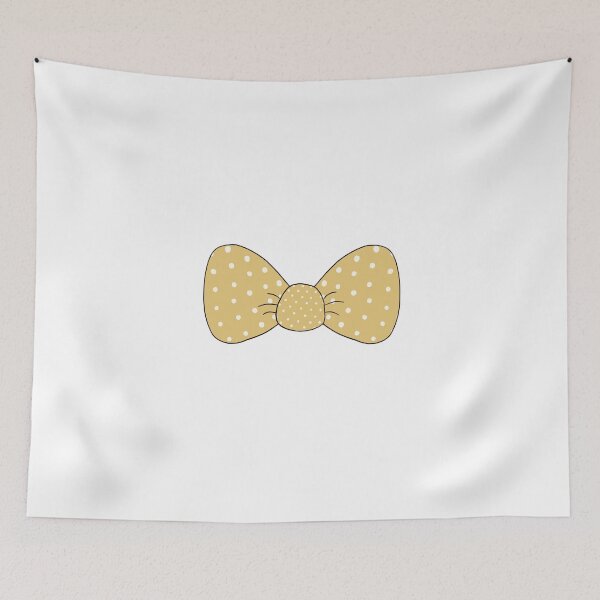 Item preview, Yellow Polka Dot Bow designed and sold by chipkazoo.