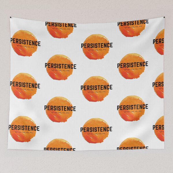 Item preview, Motivational Quote Neck Gator Persistence Inspirational Quotes designed and sold by DukeDoctor.