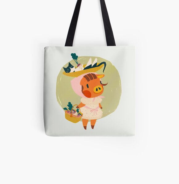Daisy Mae with Turnip All Over Print Tote Bag