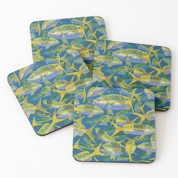 Item preview, Yellowtail Frenzy designed and sold by Carey Chen.