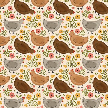 Artwork thumbnail, Springtime Chickens by ohjessmarie