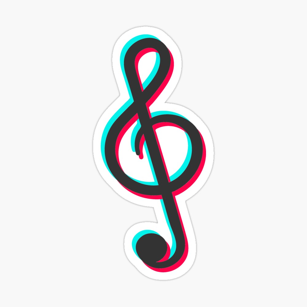 tiktok music sign black photographic print for sale by thingydilly redbubble