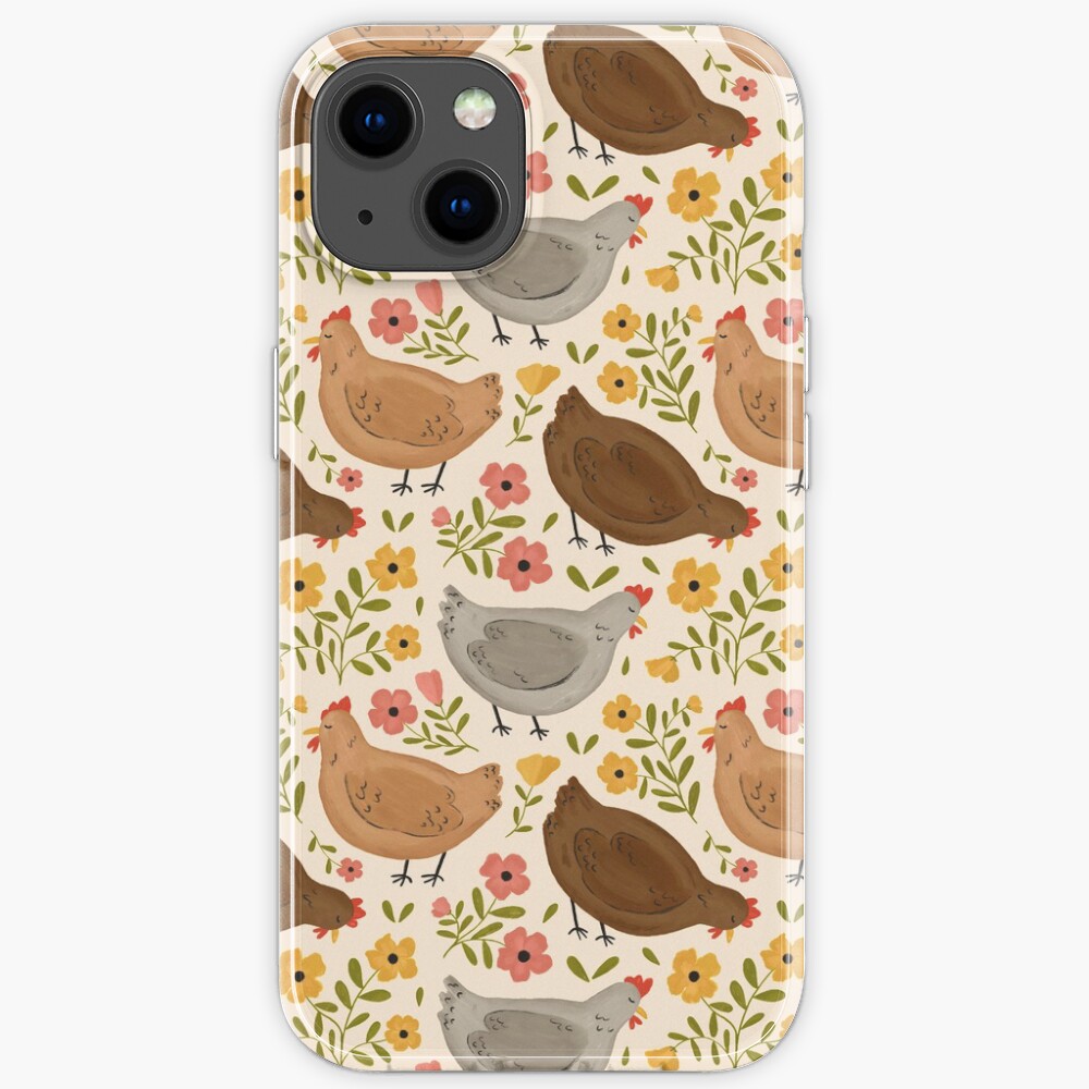 Springtime Chickens iPhone Case