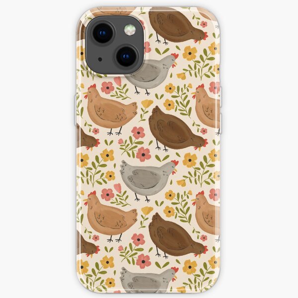 Springtime Chickens iPhone Soft Case