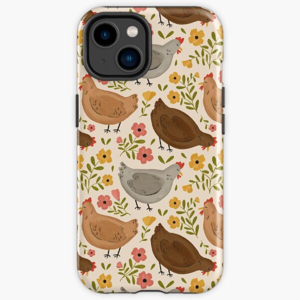 Springtime Chickens iPhone Tough Case