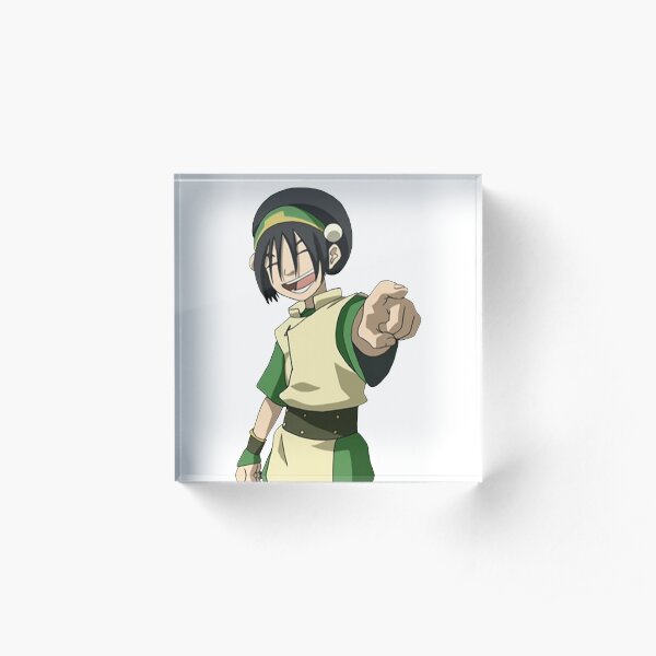 Toph Beifong Point and Laugh Avatar Acrylic Block
