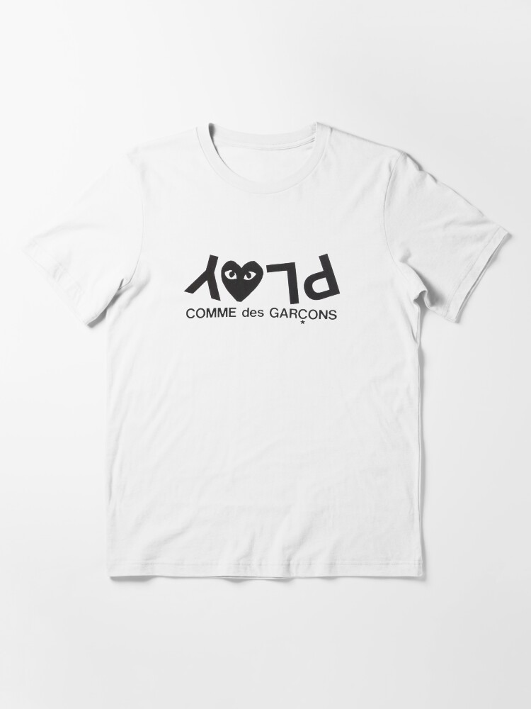 cdg play black shirt