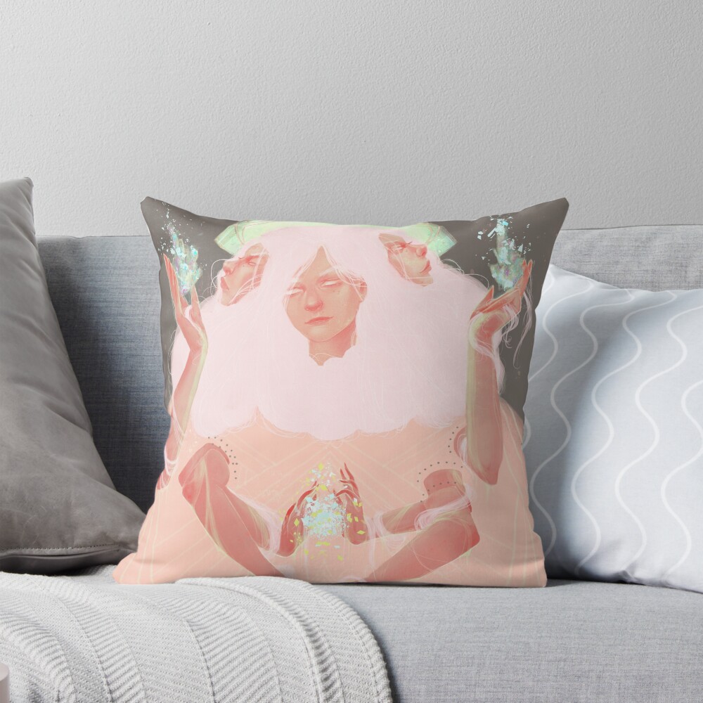 Item preview, Throw Pillow designed and sold by ghostii.