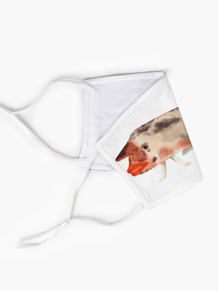 Alternate view of Redlipped Batfish Mask