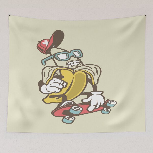 Item preview, Banana skater designed and sold by cartoonbug.