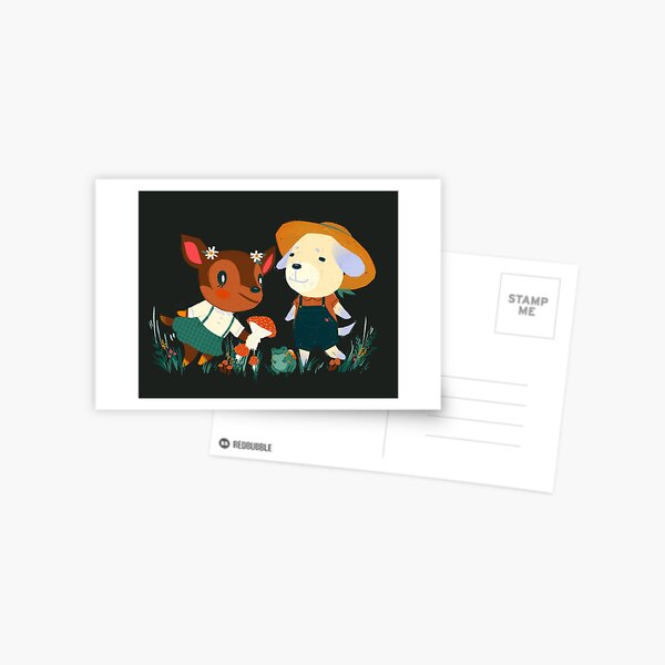 Fauna and Daisy Postcard
