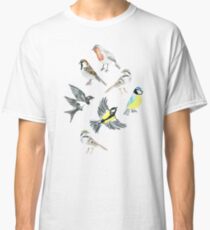 Illustrated Birds Classic T-Shirt