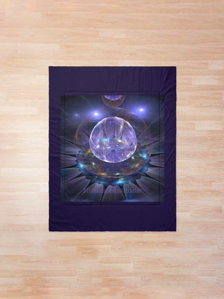 Alternate view of #TranscendentalAttractor Comforter