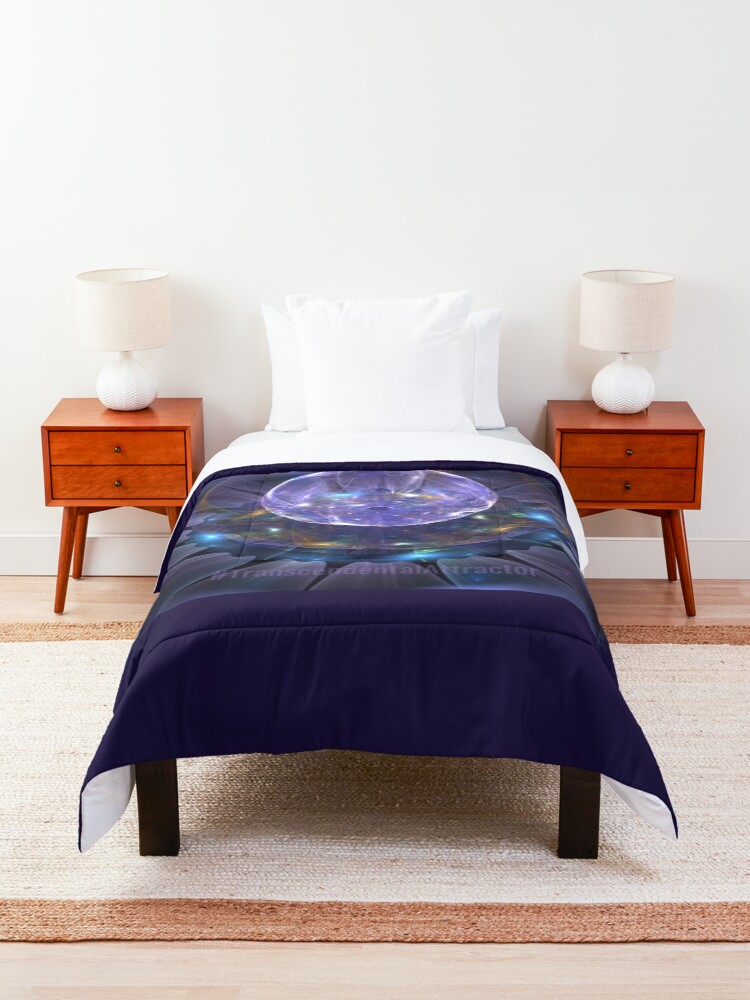Alternate view of #TranscendentalAttractor Comforter