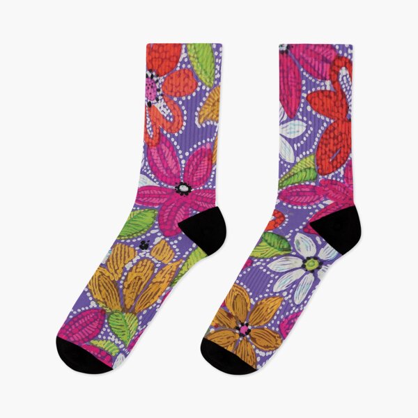 Item preview, Stitches Dotty Flowers designed and sold by Leslie Rogers Todder.