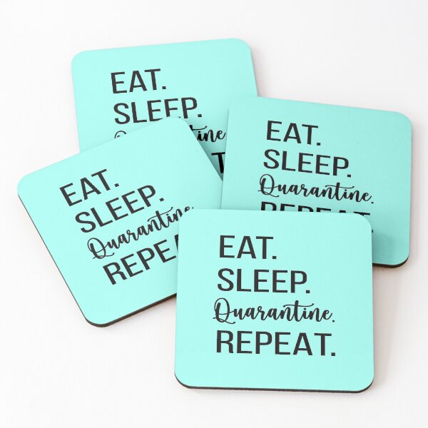 Item preview, Eat Sleep Quarantine Repeat | Quarantined 2020 | Funny Quarantine Gift designed and sold by meedTee.