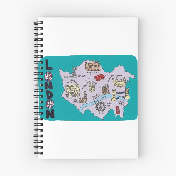 Item preview, London, UK - Illustrated Map designed and sold by BerniceM04.