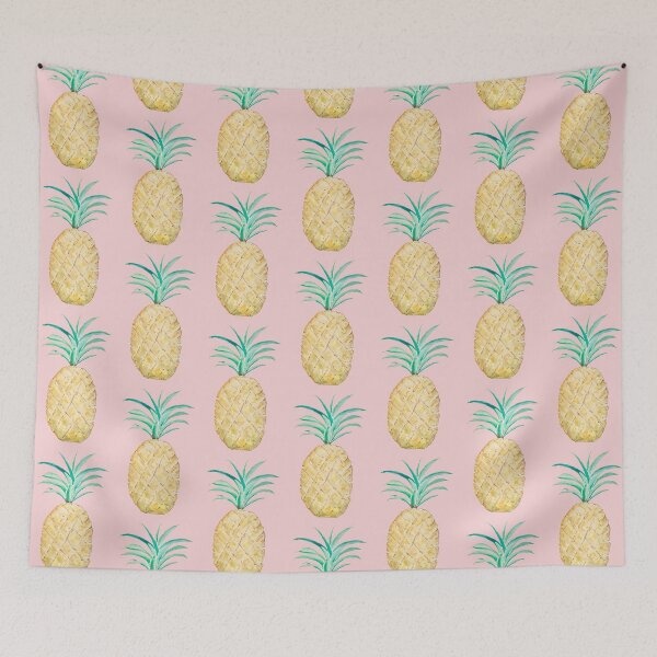 Item preview, The Pretty Pineapple in Pink designed and sold by Kimberly Stein Studio.