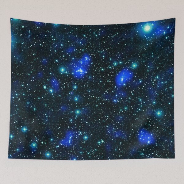 Item preview, Galaxy Dark Matter Deep Blue Teal designed and sold by 2sweetsDesign.