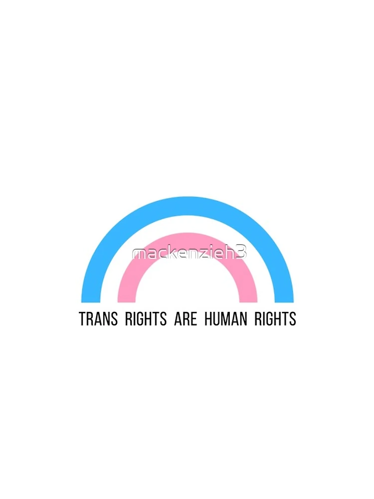 Thumbnail 4 of 4, iPhone Case, Trans Rights Are Human Rights designed and sold by mackenzieh3.