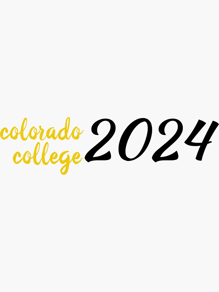 "Colorado College 2024" Sticker for Sale by mayaf08 | Redbubble "Colorado College 2024" Sticker for Sale by mayaf08 | Redbubble