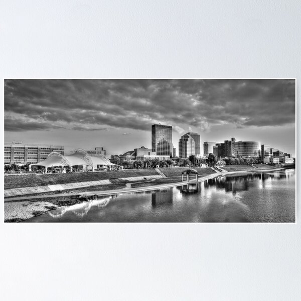 Item preview, Dayton Skyline - Black and White designed and sold by Christopher Herrfurth.