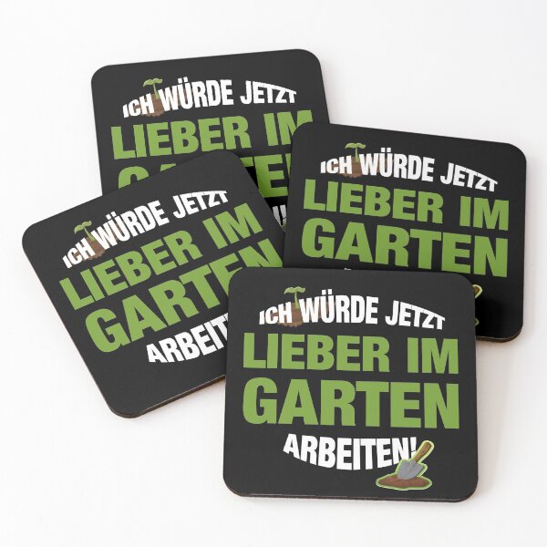 Artikelvorschau, Ich würde lieber im Garten arbeiten - Lustiger Spruch für Gärtner entworfen und verkauft von Lenny Stahl.