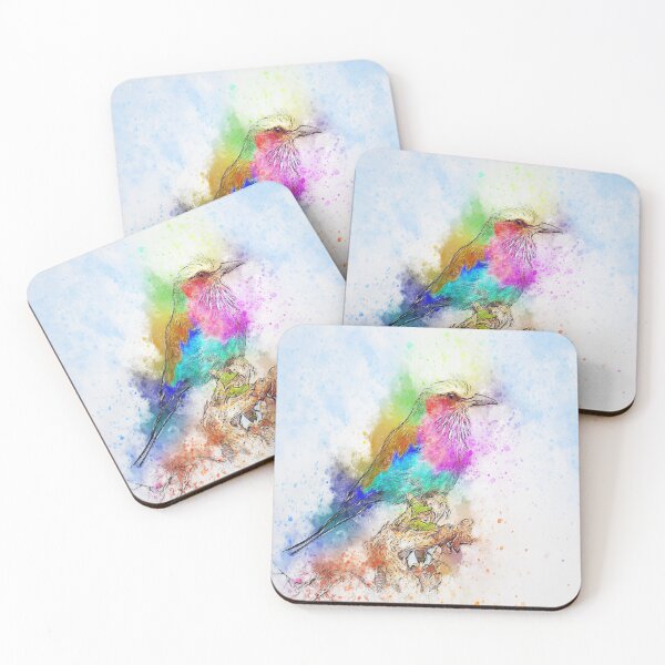 Item preview, Watercolor Bird / Color Bird / Fly designed and sold by AnnaWander.
