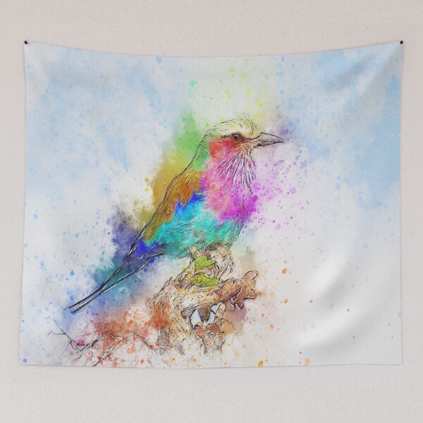 Item preview, Watercolor Bird / Color Bird / Fly  designed and sold by AnnaWander.