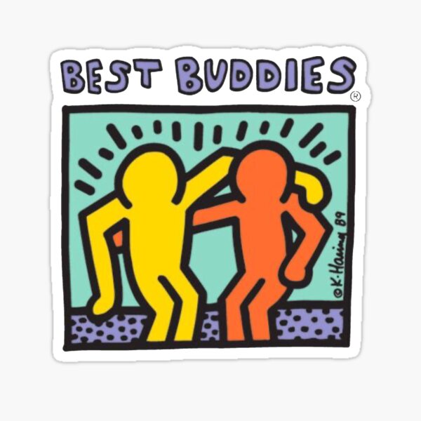 Best Buddies Logo Sticker
