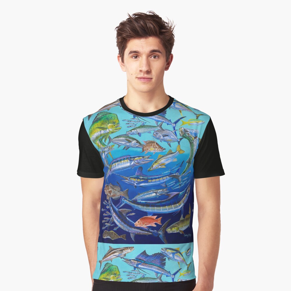 Vista previa del artículo con la obra «Camiseta gráfica», diseñado y vendido por Bluemarlin.