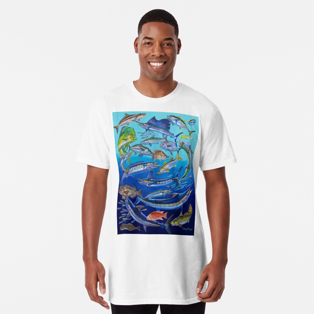 Vista previa del artículo con la obra «Camiseta larga», diseñado y vendido por Bluemarlin.