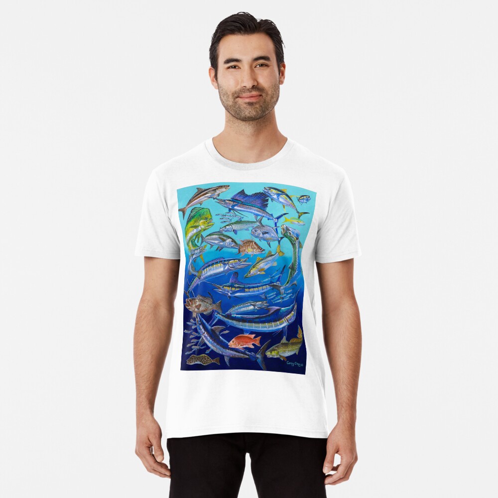Vista previa del artículo con la obra «Camiseta premium», diseñado y vendido por Bluemarlin.